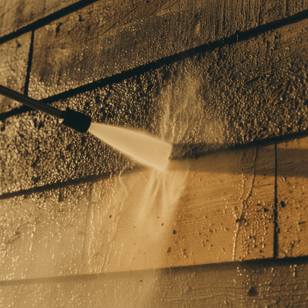 Dirt and grime removal from residential siding