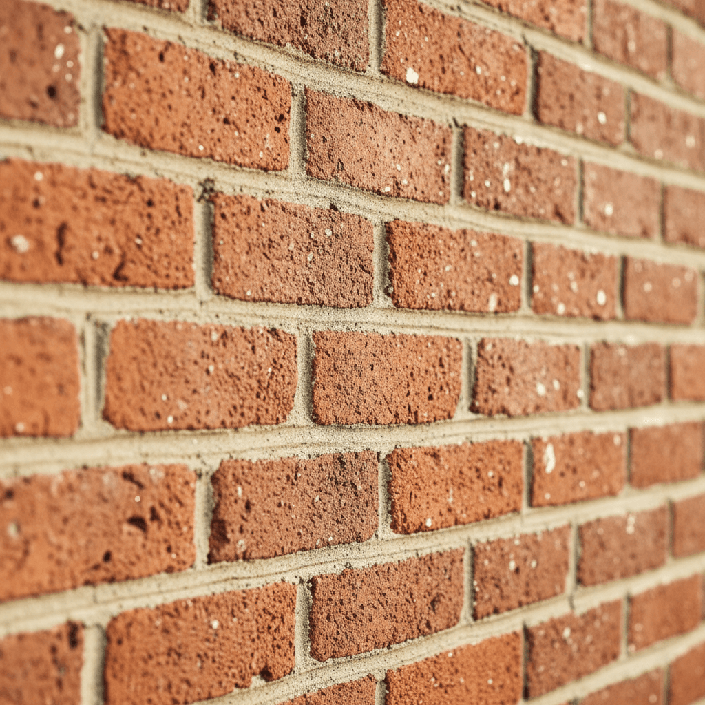 Clean brick exterior after pressure washing restoration